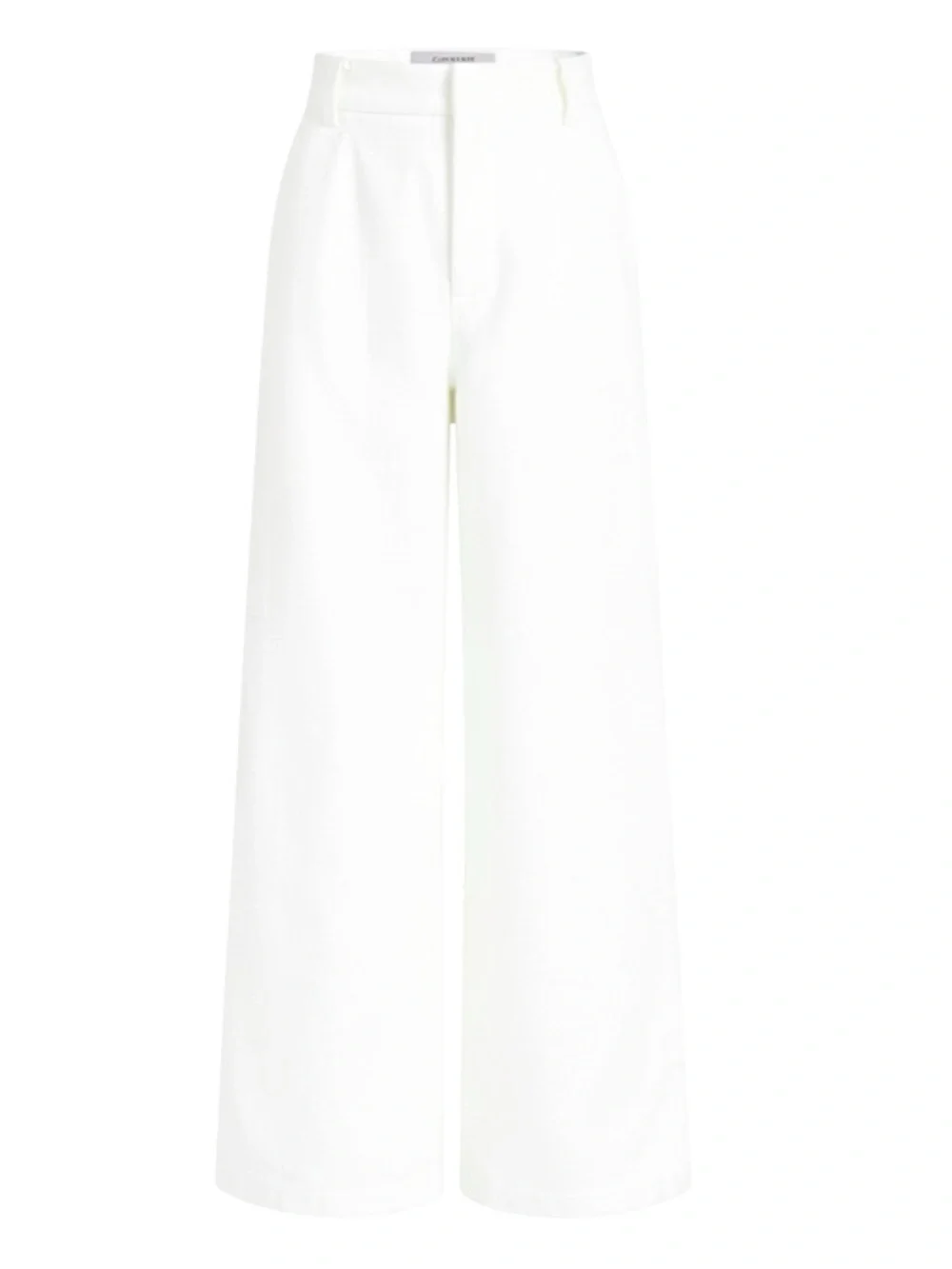 🤍 Coastal Luxe White Halter Vest & Wide Leg Pant Set | Resort Chic 🤍 Small NWT - Picture 8 of 10